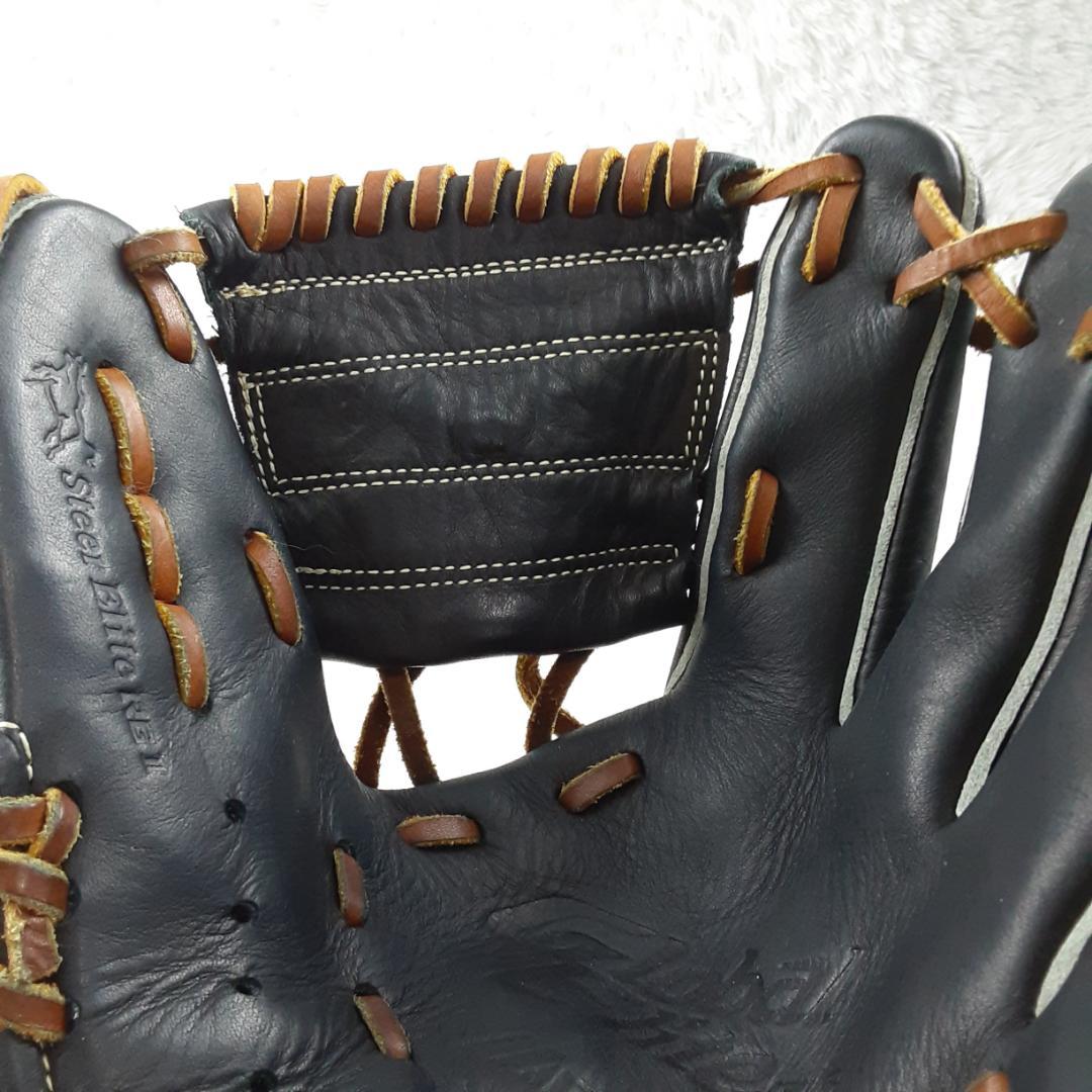 美品◎MIZUNO Global Elite RG 少年軟式内野用グローブ 黒茶