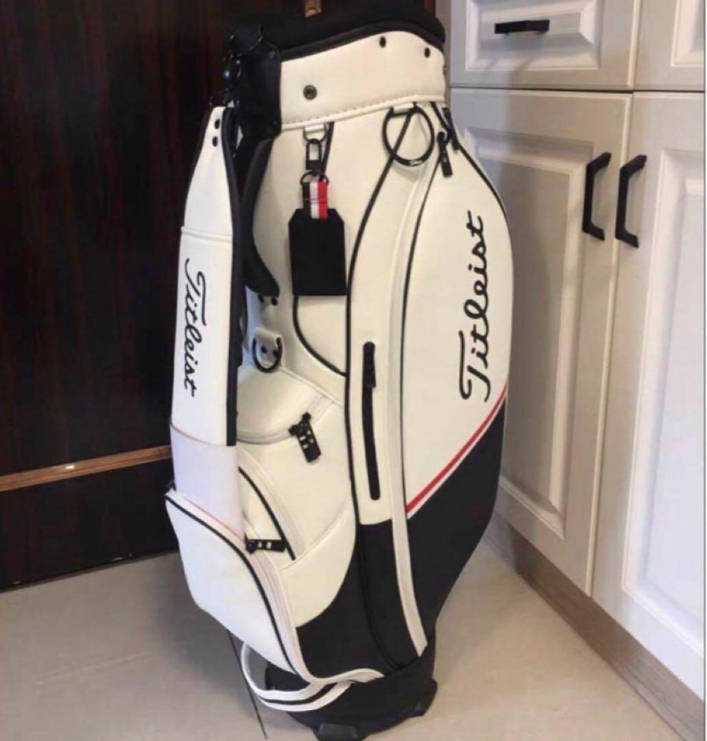 タイトリスト Titleist ゴルフバック キャディバッグ 9インチ 白