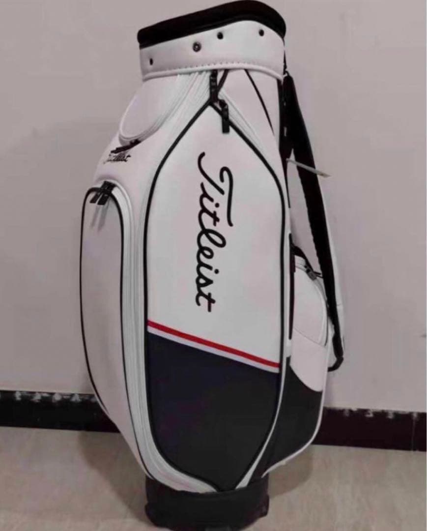 タイトリスト Titleist ゴルフバック キャディバッグ 9インチ 白