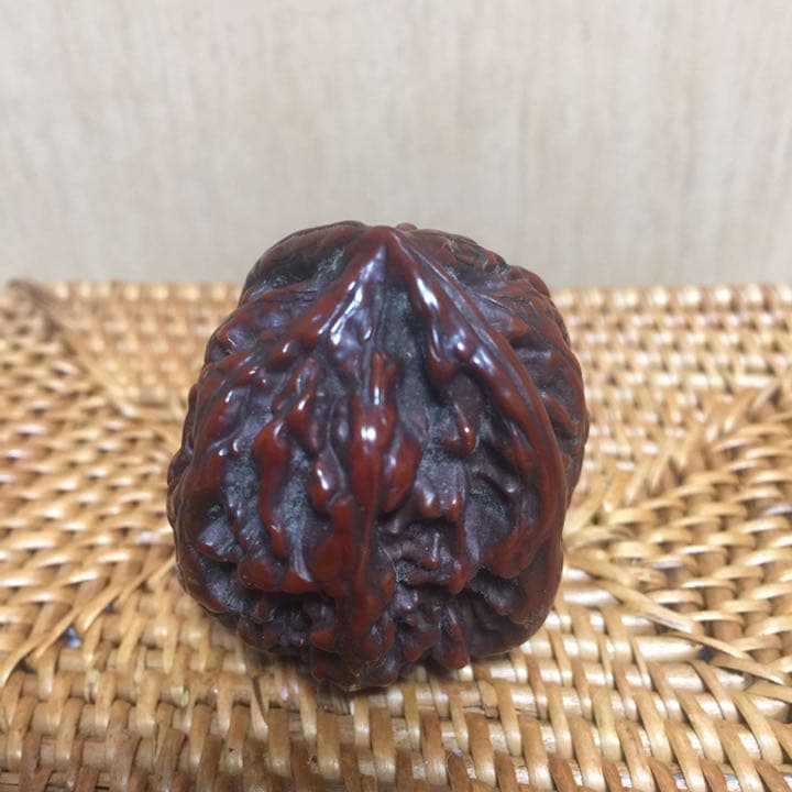 中国骨董 桃核　大型