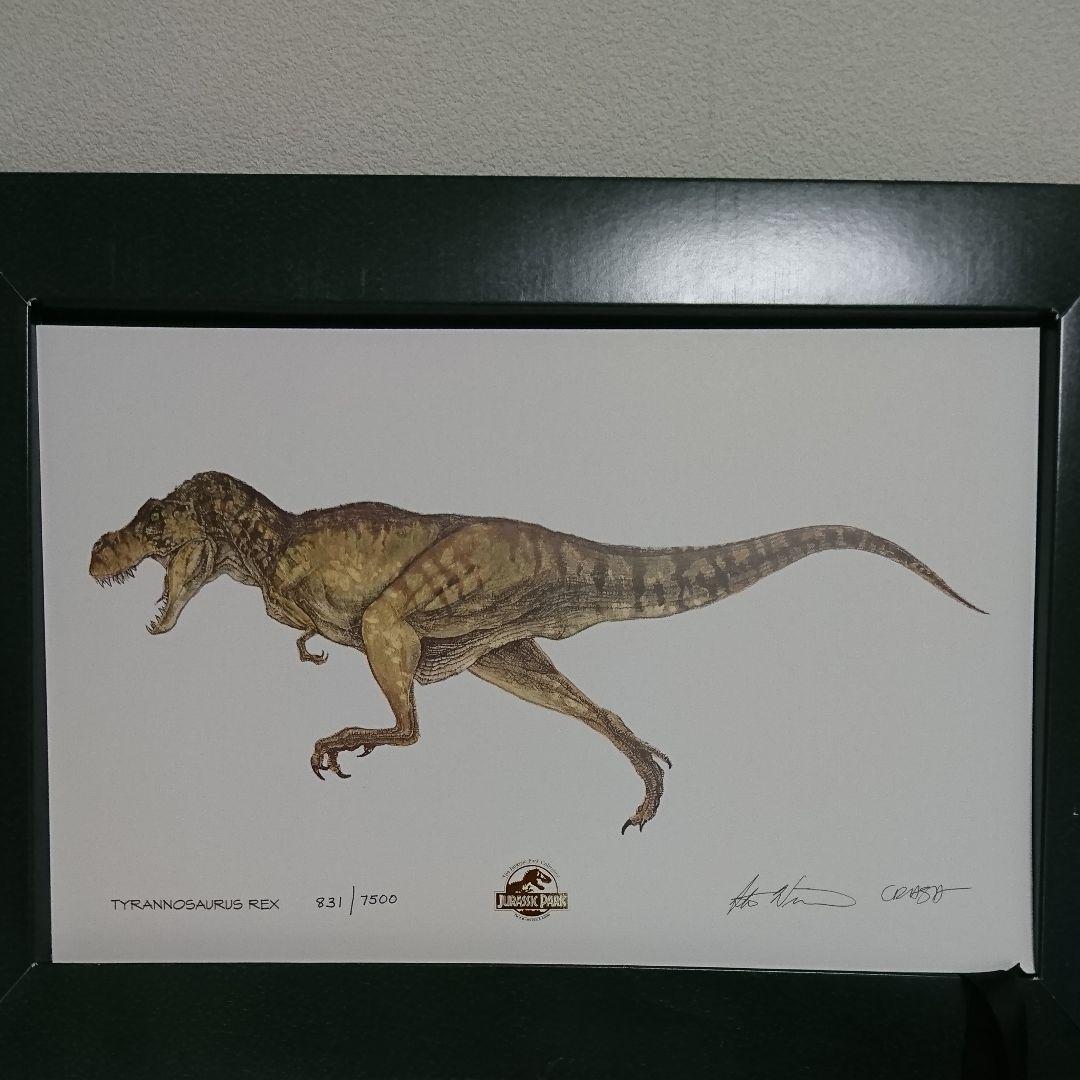【世界数量限定】ジュラシックパーク/ユニバーサル スタジオ/ユニバ/リトグラフ