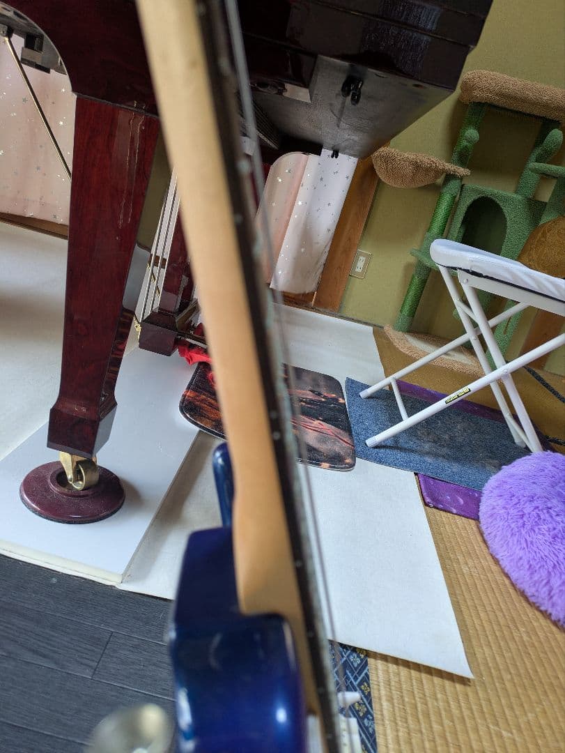 レジェンド　Legend　エレキギター　ブルー　ストラトキャスタータイプ