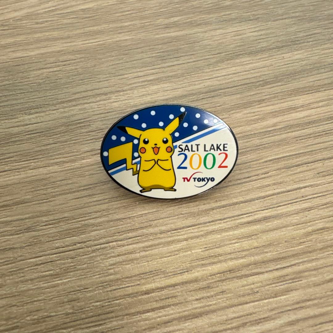 ピカチュウ SALT LAKE 2002 ピンバッジ【5427