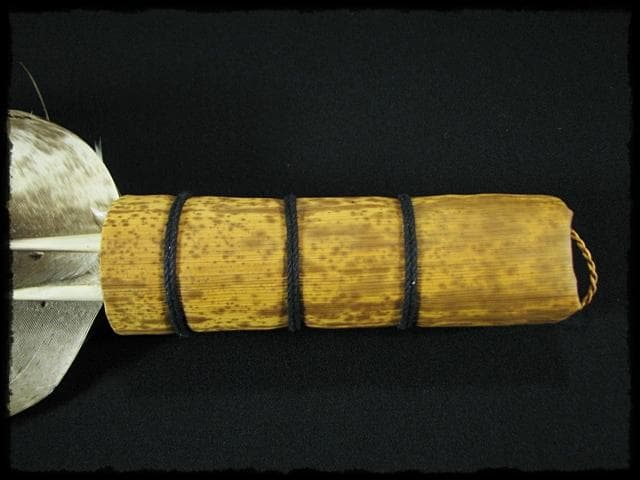 座掃 御羽箒 箒博 六ツ羽根 大掃込 茶道具 水屋道具 共箱 f321