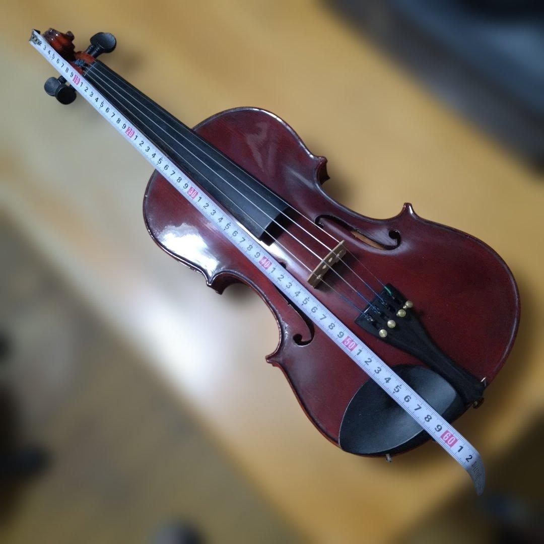 ⬛ふわ⬛♥メンテ済み♥初心者大人用バイオリン4/4♥弓、ケ―ス、松脂付き。