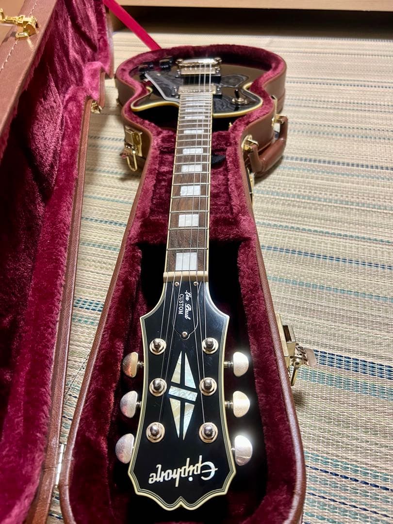 美品❣️Epiphone Les Paul Custom Ebony
