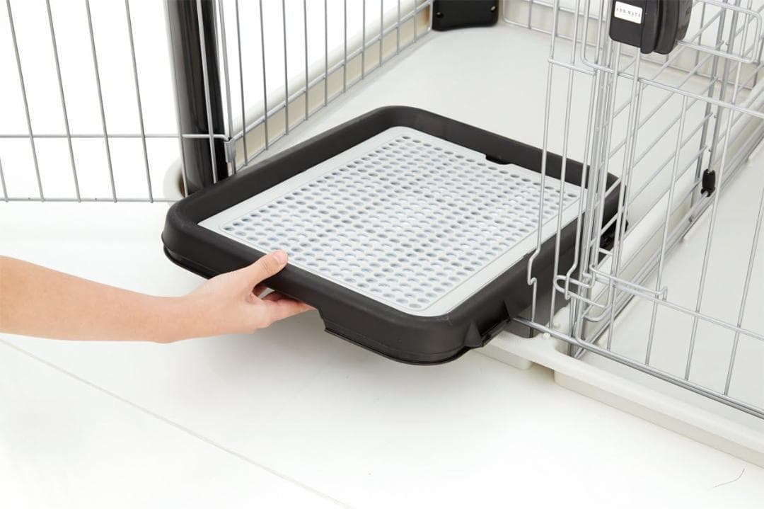 アドメイト イヌ用 ヴィラフォートサークル ブラック&シルバー レギュラー