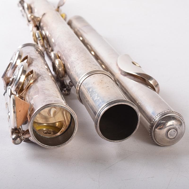 ヤマハ　SILVER刻印　フルート　約403g　ケース付　U　R8203