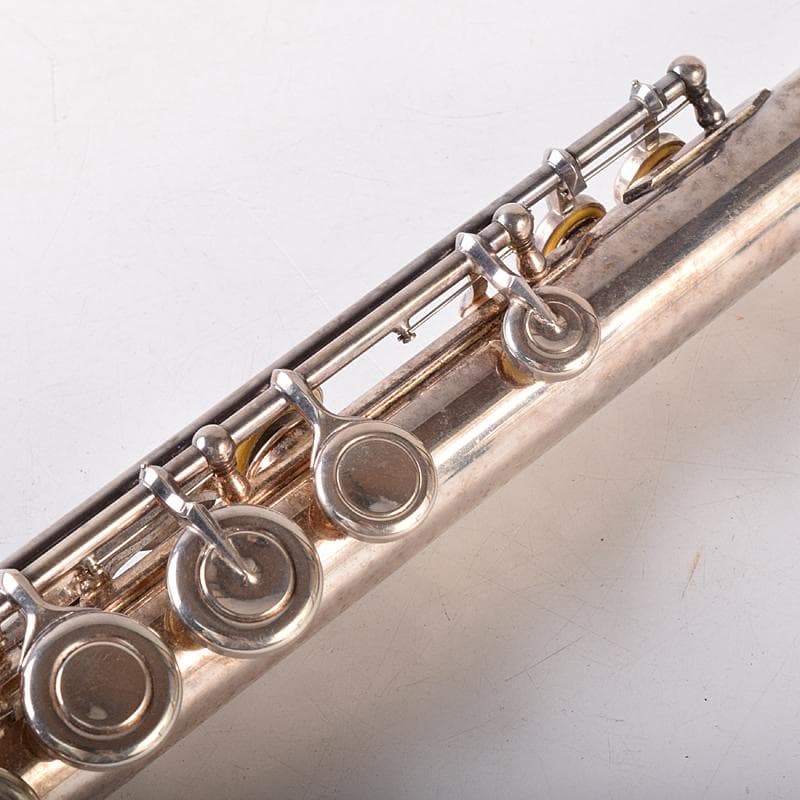 ヤマハ　SILVER刻印　フルート　約403g　ケース付　U　R8203