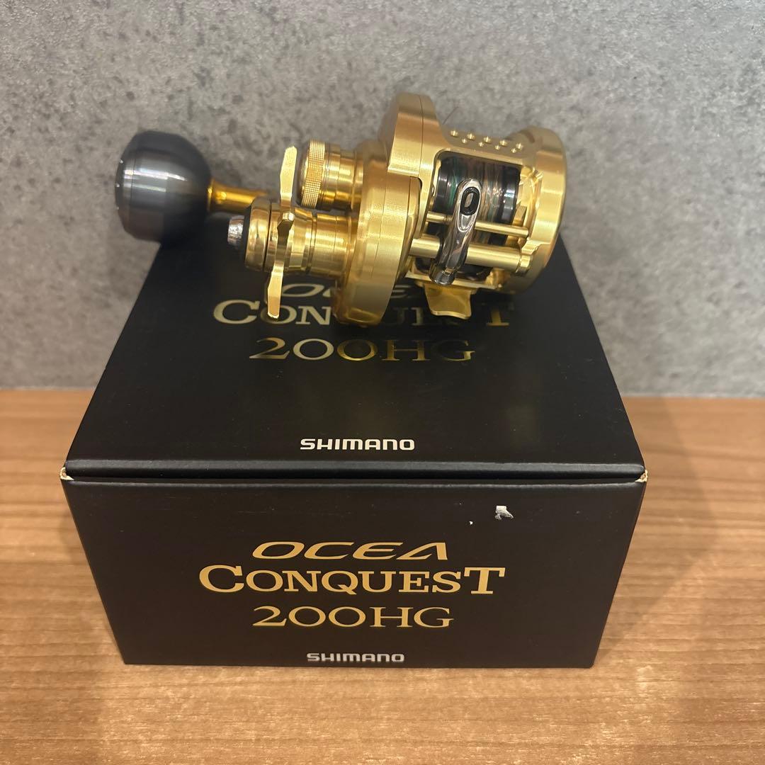 OCEA CONQUEST 200HG ゴールド ベイトリール