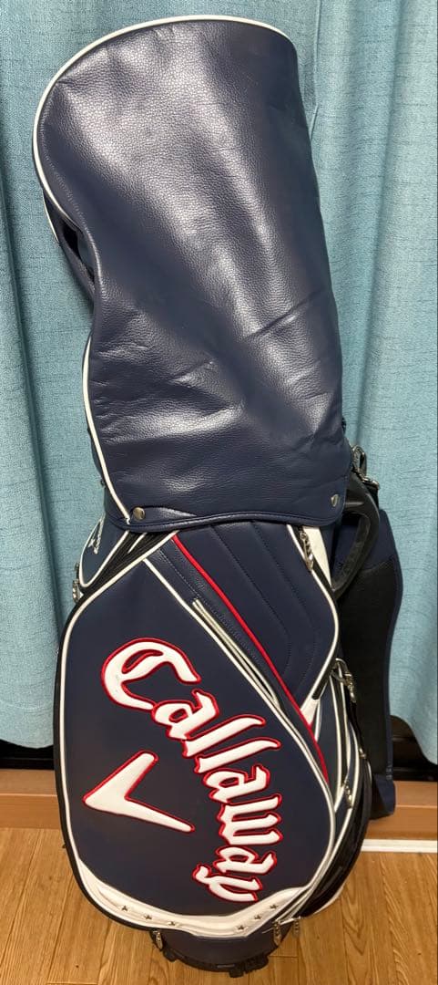 Callaway キャディバッグ ネイビー　レッド　キャロウェイ　紺、赤　美品