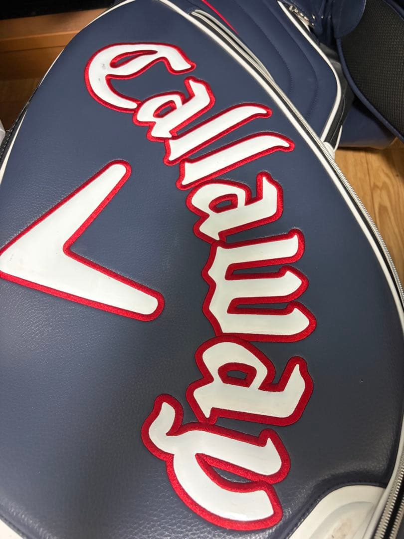 Callaway キャディバッグ ネイビー　レッド　キャロウェイ　紺、赤　美品
