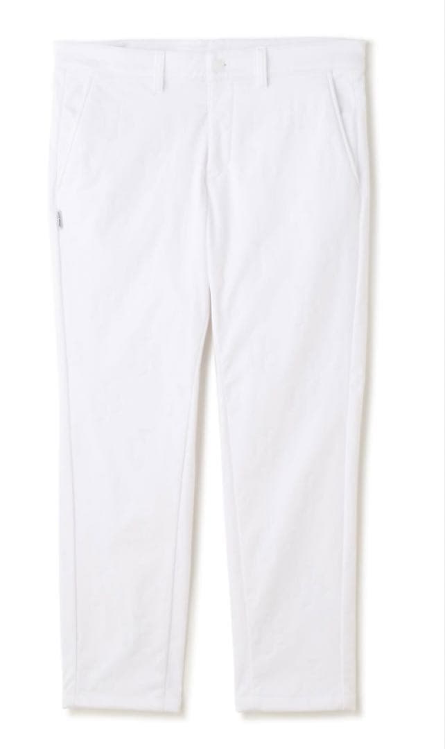 新品 ジャックバニー ピンソニック裏フリース 防風テーパードパンツ(4)M/白