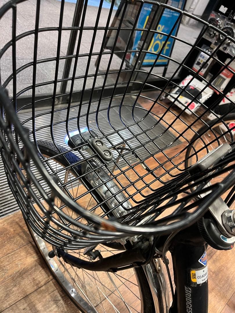 22年4月購入 横浜駅 ブリヂストン 電動アシスト自転車 黒 アシスタU DX