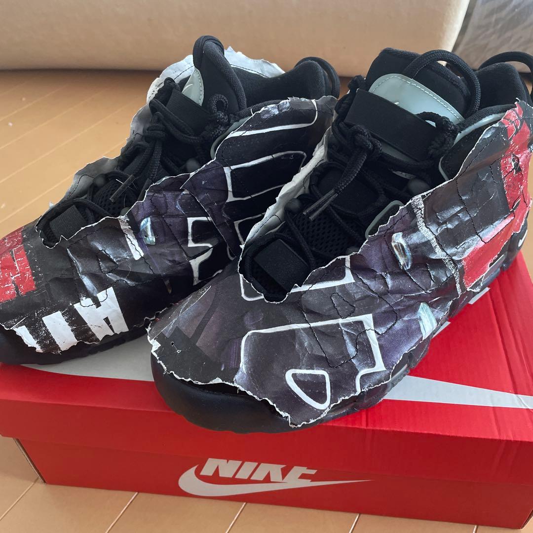 Nike Foamposite ブラック/レッド