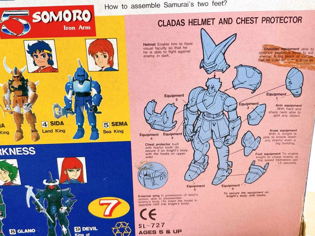 海外製 ノーブランド トイ SOMORO GLADAS フィギュア 箱付き