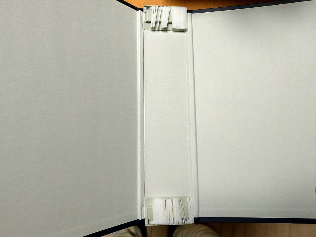 信誠堂　マガジンファイル　B5 24ピン　12ピン　紺