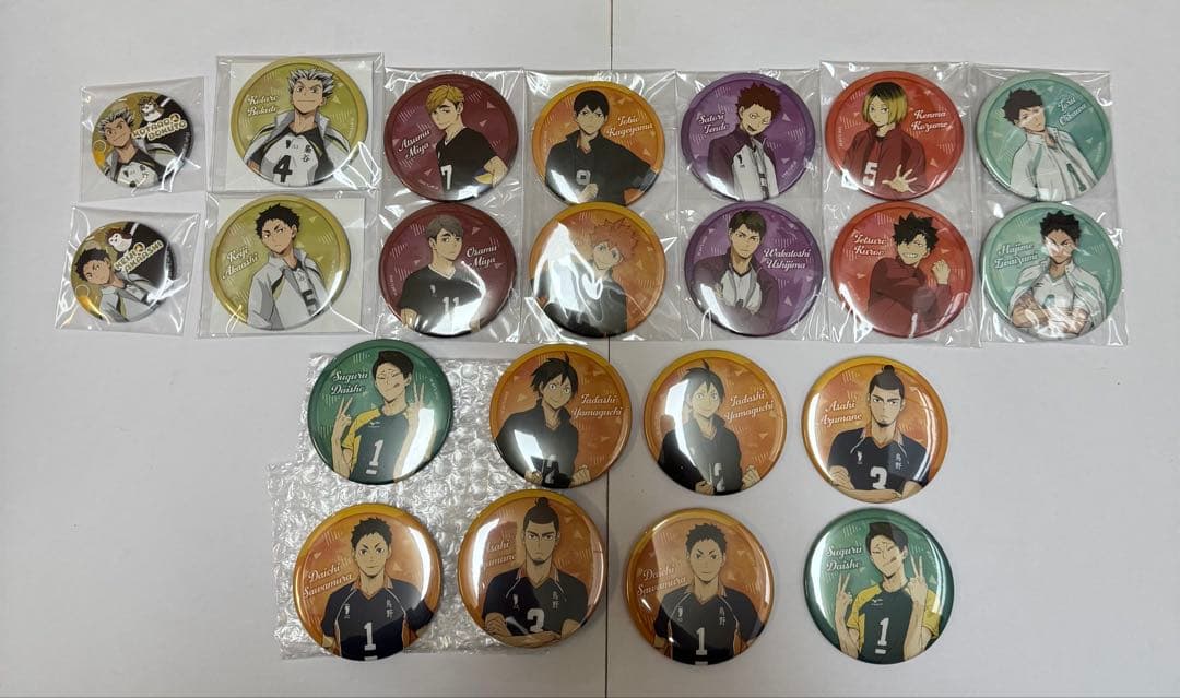 ハイキュー!! キャラクター缶バッジ