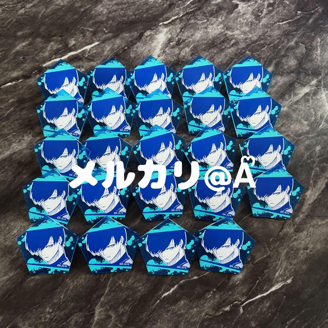 糸師凛 ラメアクリルバッジ 非売品 原作 原画展 まとめ売り