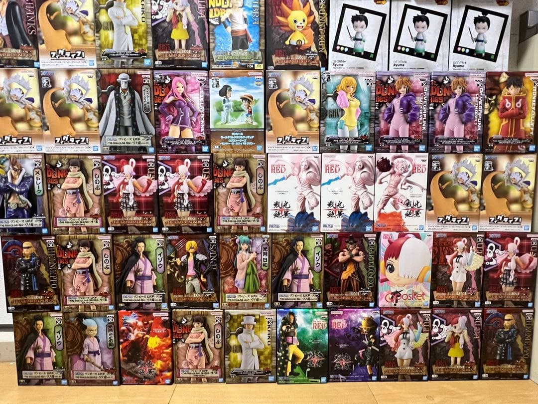 未開封 ワンピースフィギュア 58個 まとめ売り DXF ONE PIECE