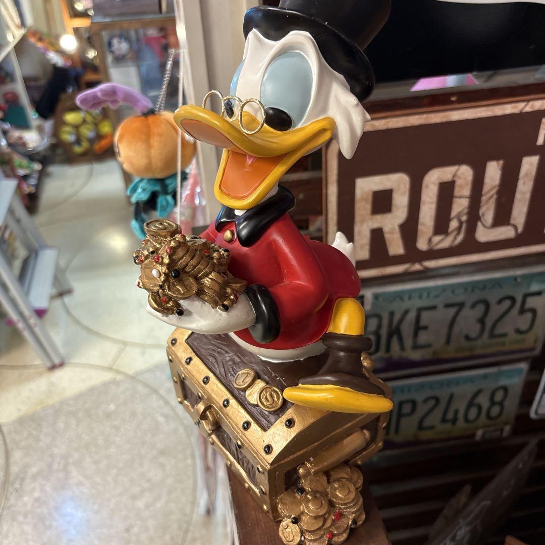 ディズニー　スクルージ・マクダック レジン製　フィギュア　デッドストック　箱付