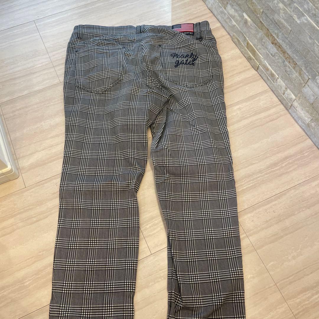 パーリーゲイツ　チェック柄 ゴルフウェア　冬用