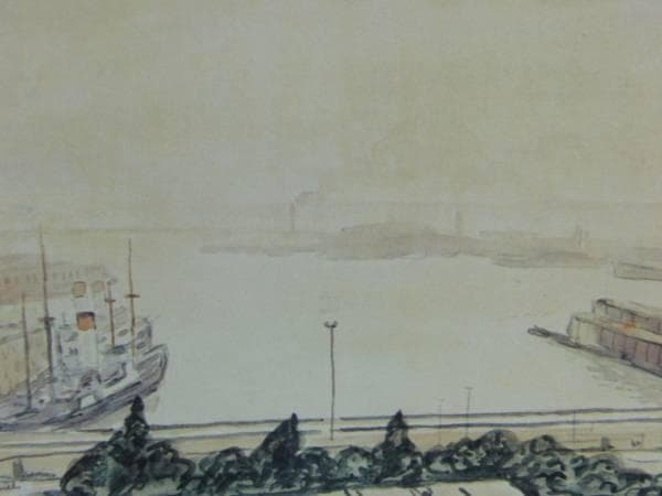 アルベール マルケ、「チュニスの港」、希少な画集より、新品高級額