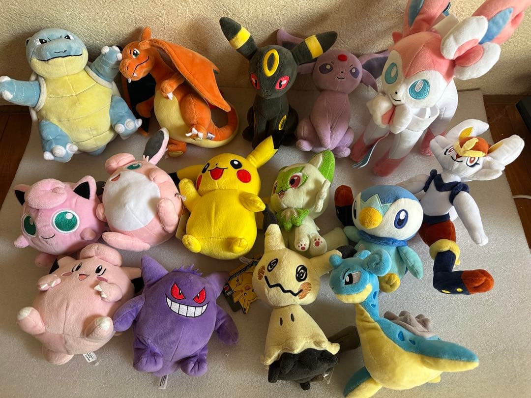ポケモンセンター購入 ぬいぐるみ 15個セット まとめ 三栄貿易 TOMY