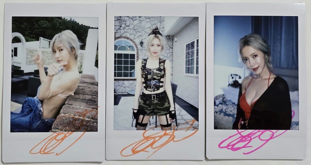 君島みお サイン入り チェキセット