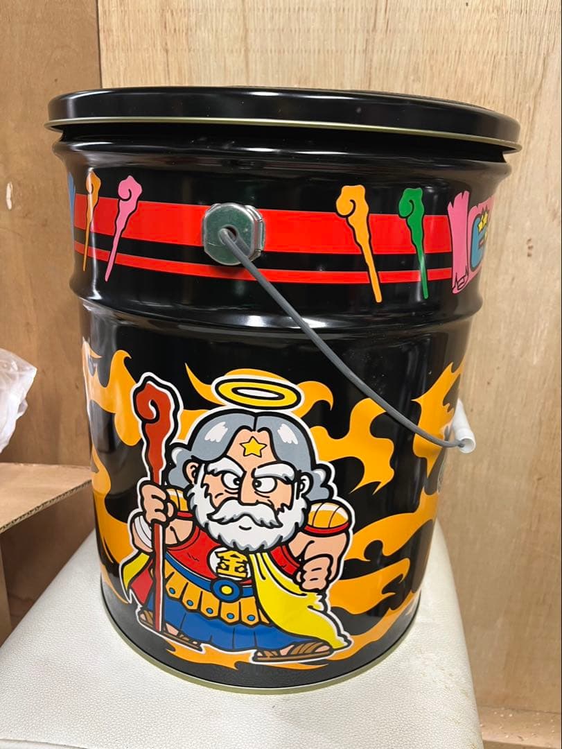 ビックリマン キャラクターバケツ ブラック 当時物 新品未使用