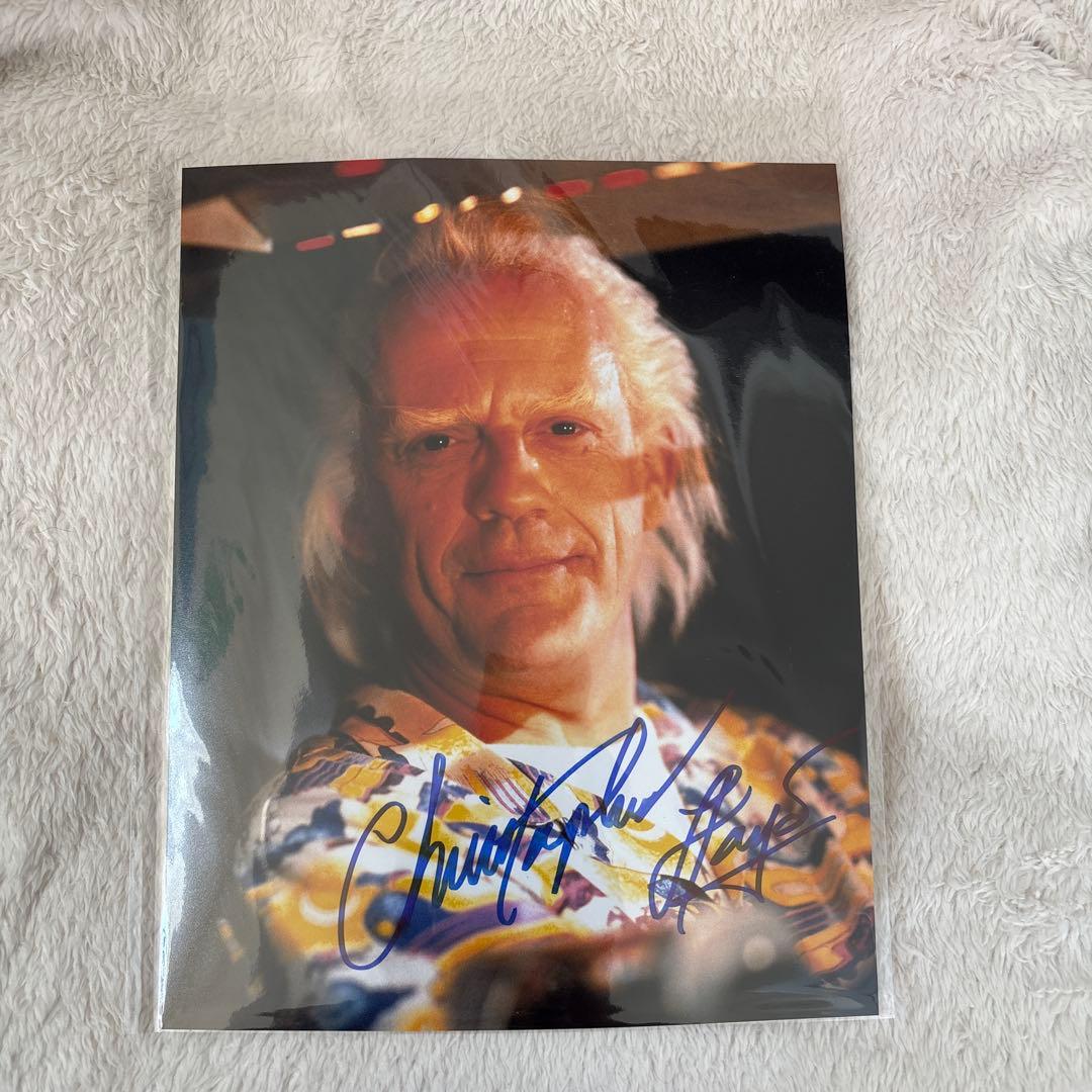 東京コミコン2025 コミコンくじ A賞 クリストファー・ロイド 直筆サイン