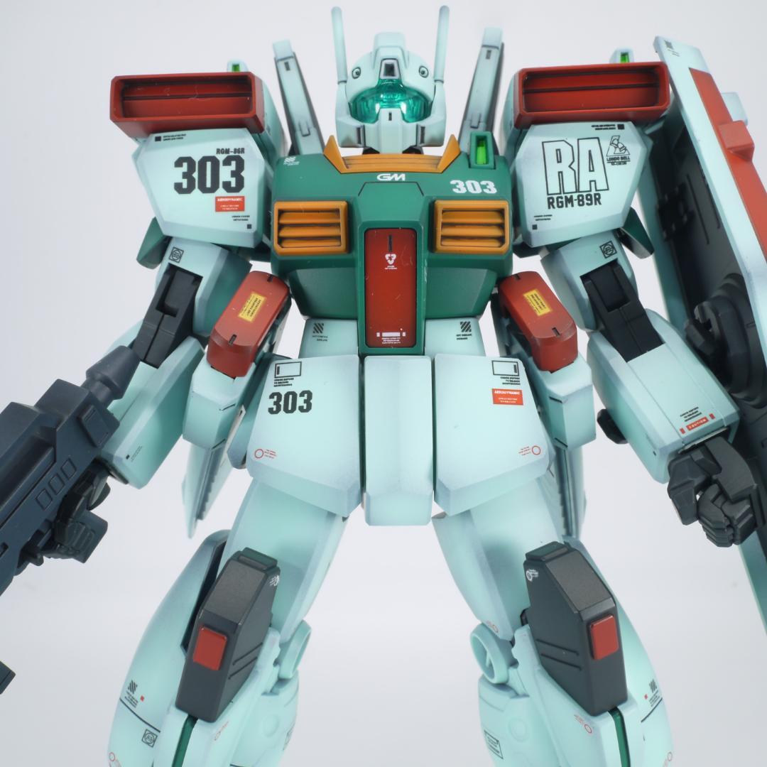 ガンプラ　HG ジムⅢ①　全塗装　完成品