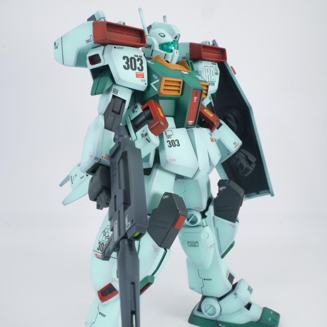 ガンプラ　HG ジムⅢ①　全塗装　完成品