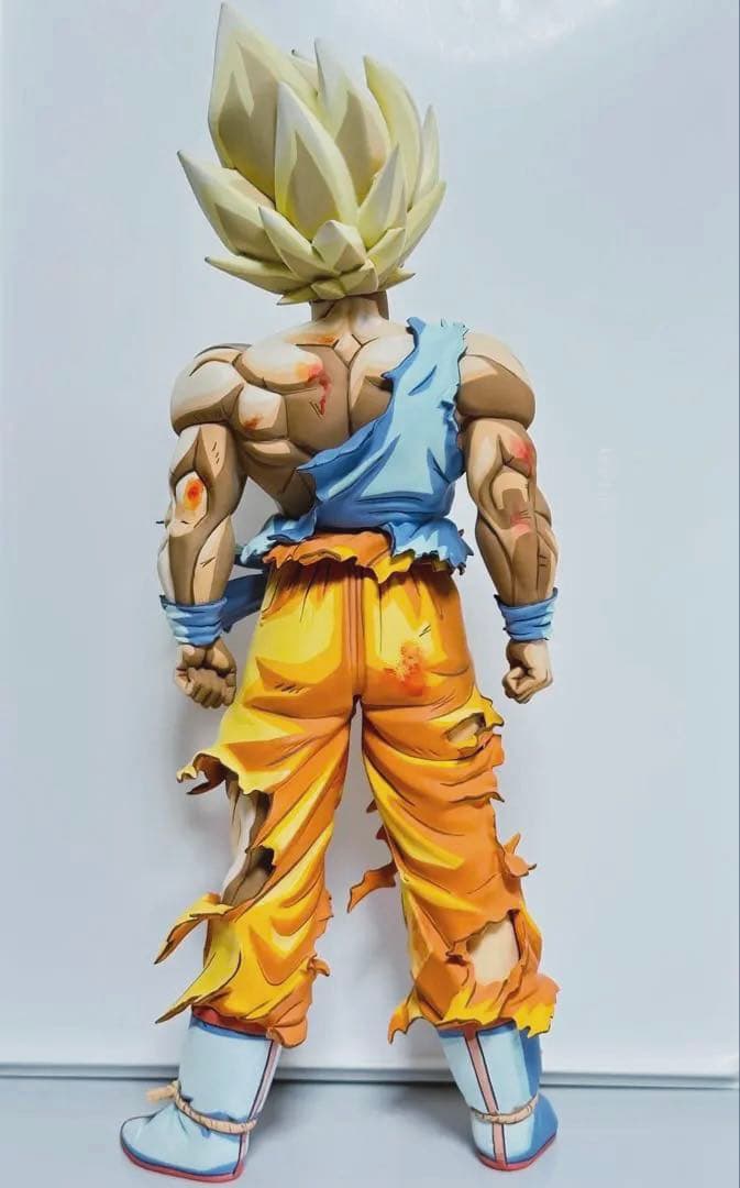 ドラゴンボールフィギュア 伝説の超サイヤ人 孫悟空 リペイント 二次元彩色 2D