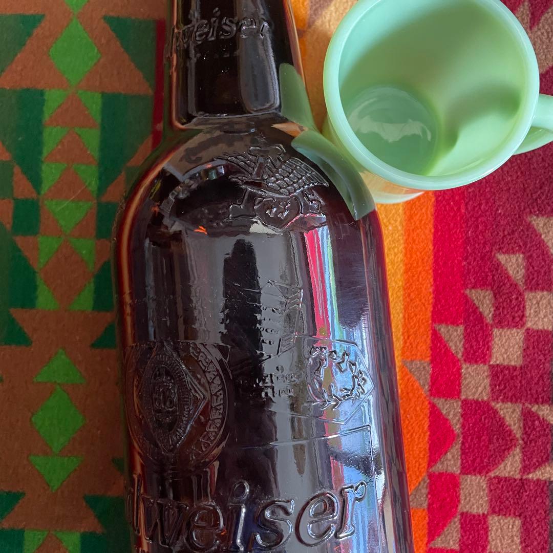 希少品！特大BIGビール瓶バドワイザーBudweiserヴィンテージ　USA雑貨