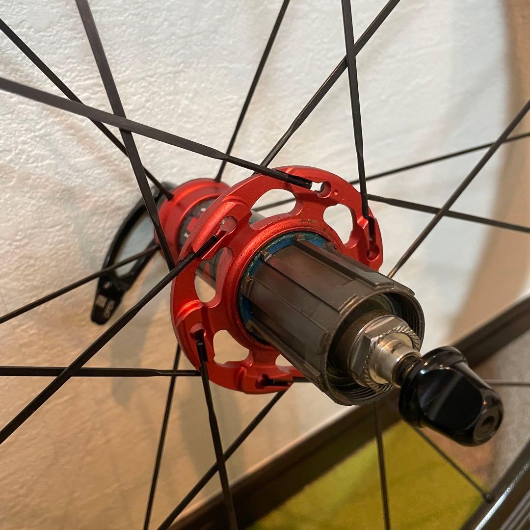 カーボンホイール前後セット Racing Speed XLR80 チューブラー