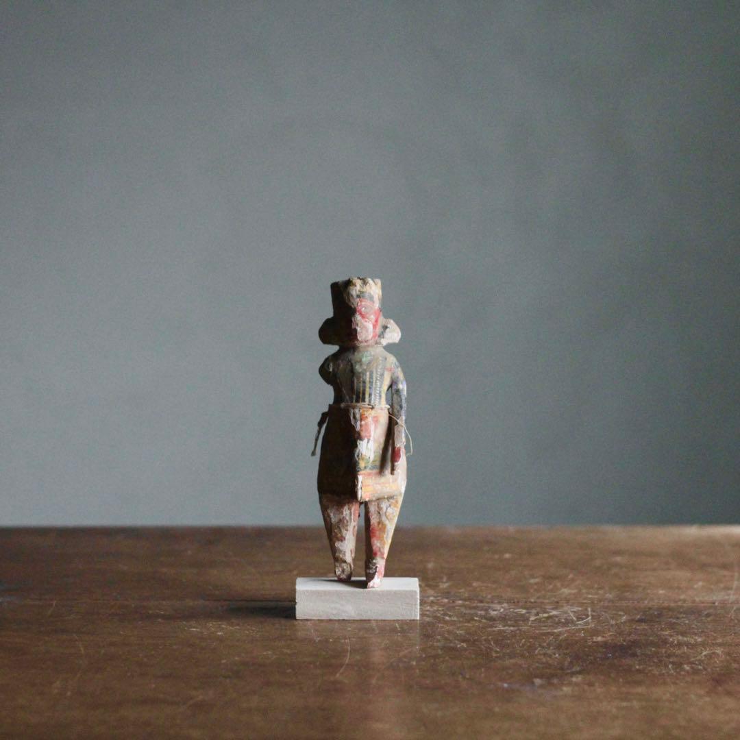 古作 木彫 サヌマーン像 インド 猿の神様 古道具 アンティーク オブジェ