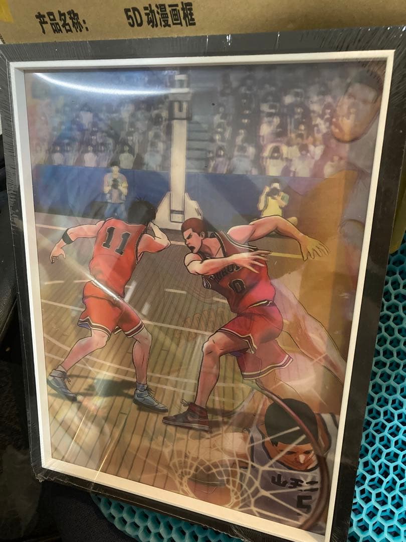 湘北高校 バスケットボールアート 10番 11番 壁掛け3D絵 1点