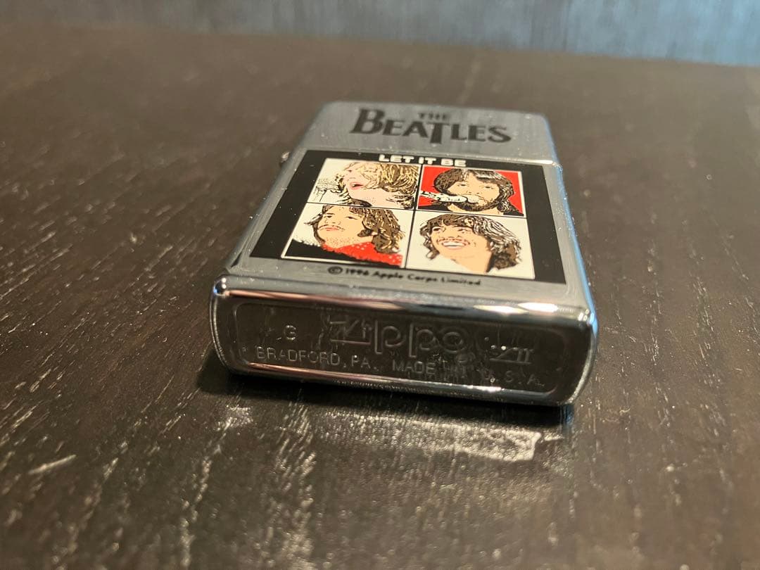【未使用】ZIPPO & キーリングセット The Beatles 1996年製