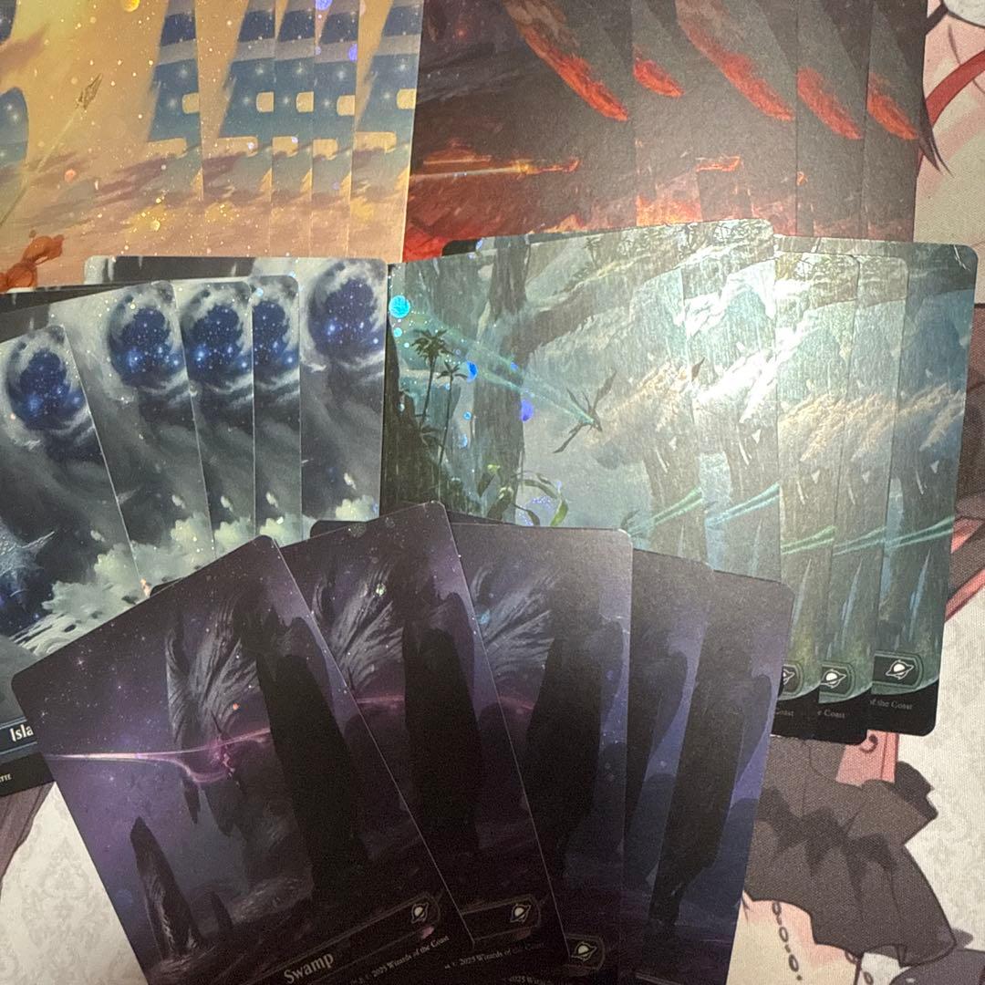 久遠の終端の基本土地ギャラクシーFOIL 各種5枚