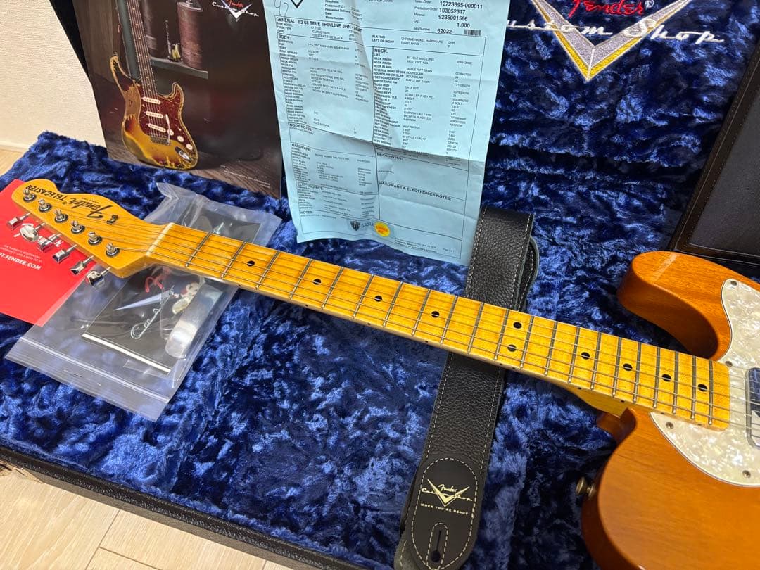 Fender customshop Telecaster ‘68シンライン