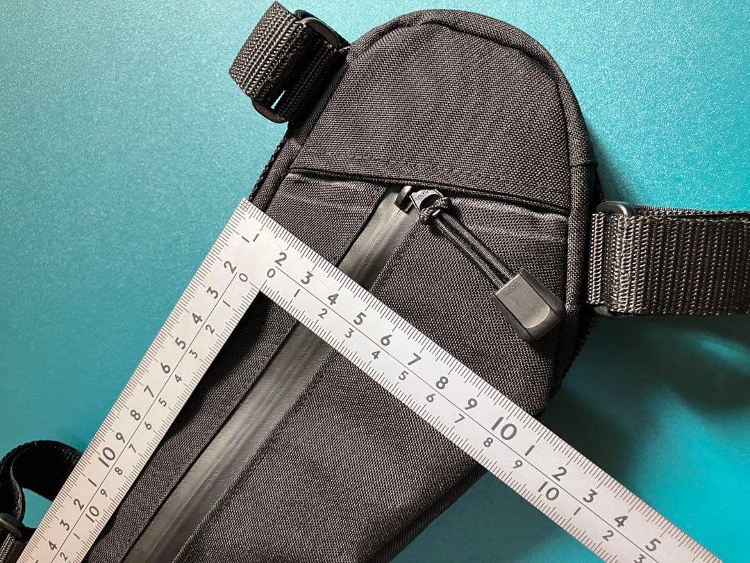 ハンドメイドフレームバッグ　コーデュラ500 ブラック　46.5cm