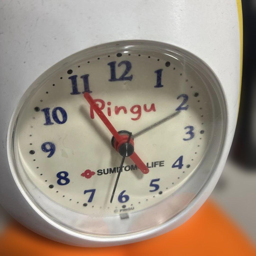 ピングー Pingu おしゃべり目覚まし時計　住友生命レアノベルティ動作確認済み