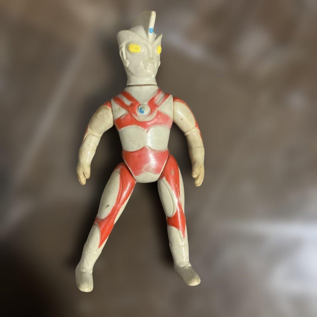ウルトラマンA★ウルトラマンエース★当時物のソフビ★ブルマアク★稼働します有欠損