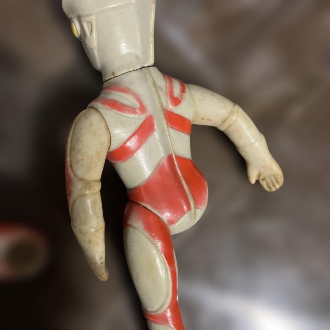 ウルトラマンA★ウルトラマンエース★当時物のソフビ★ブルマアク★稼働します有欠損