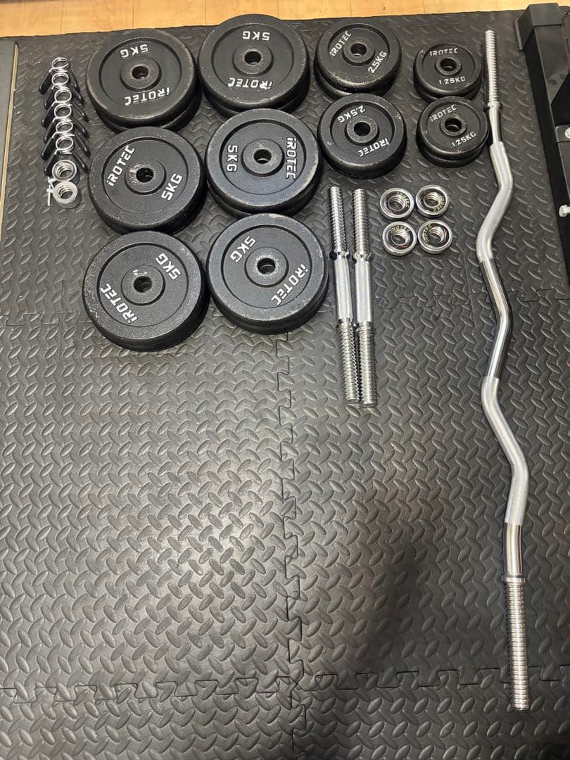 【引取限定】IROTECダンベルプレートセット