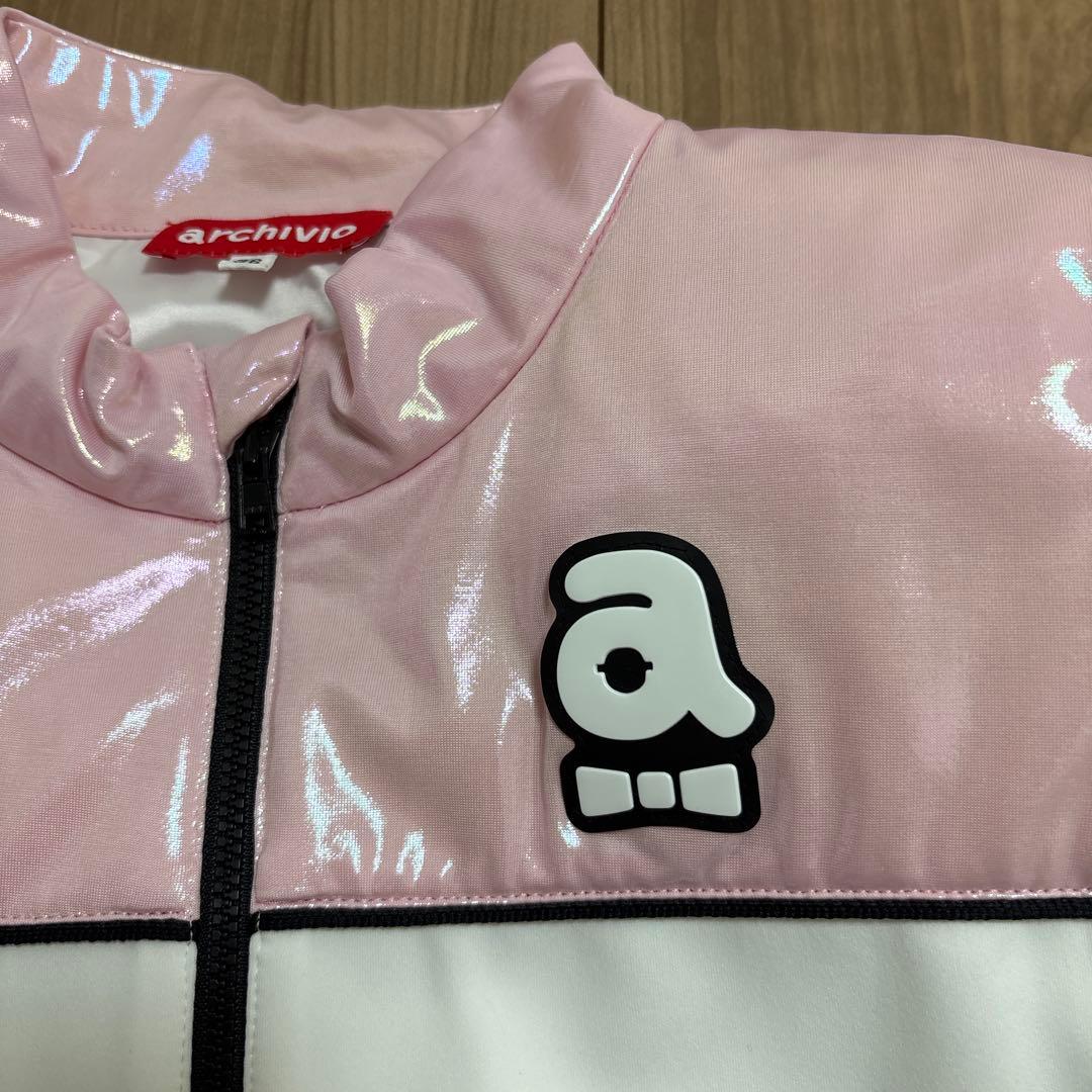 archivio ノースリーブベスト ホワイト/ピンク 36サイズ 新品