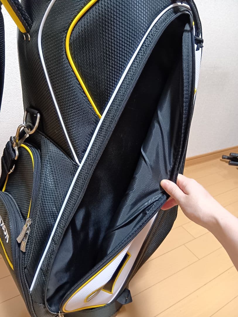 ゴルフバッグ キャディバッグ Srixon スリクソン ホワイト ブラック