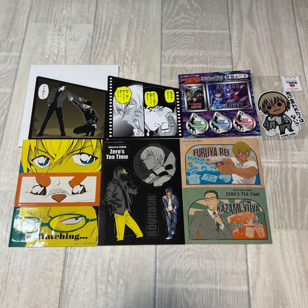 名探偵コナン 安室透 まとめ売り クリアファイル コースター カード ステッカー