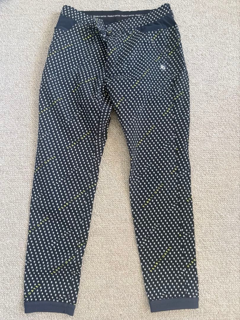 PEARLY GATES ストレッチダイヤドビードッ パンツ